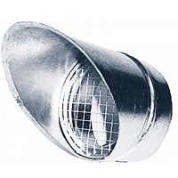 Sifflet grillagé pour sortie de caisson Ø 200mm - AXELAIR