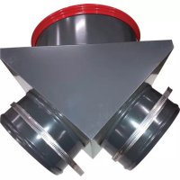 Tête de distribution 2 x 300mm pour ITA 45 et 75 + colliers