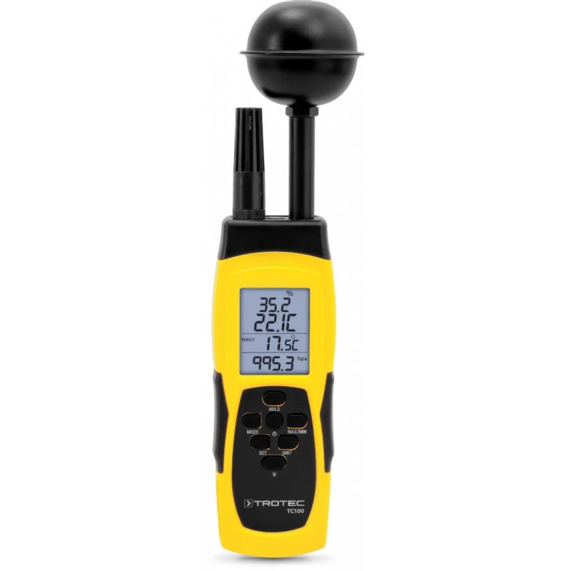 Thermo-hygromètre TC100 – mesure WBGT, humidité et indice de chaleur